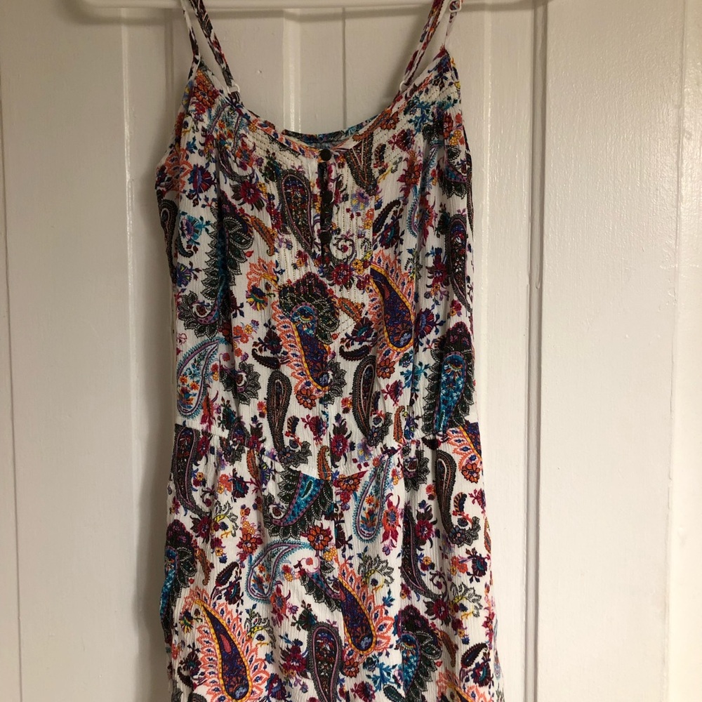 American Eagle Paisley Print Romper